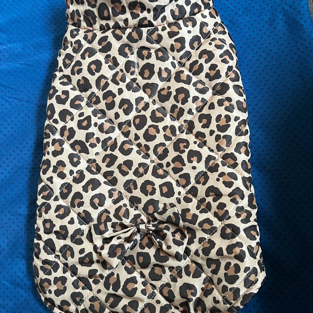 Leopard Print Quilted jacket